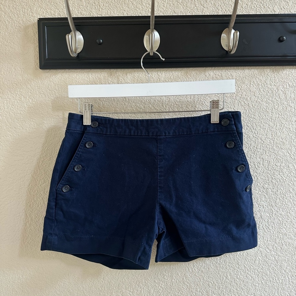 Banana Republic Navy High Waist Shorts